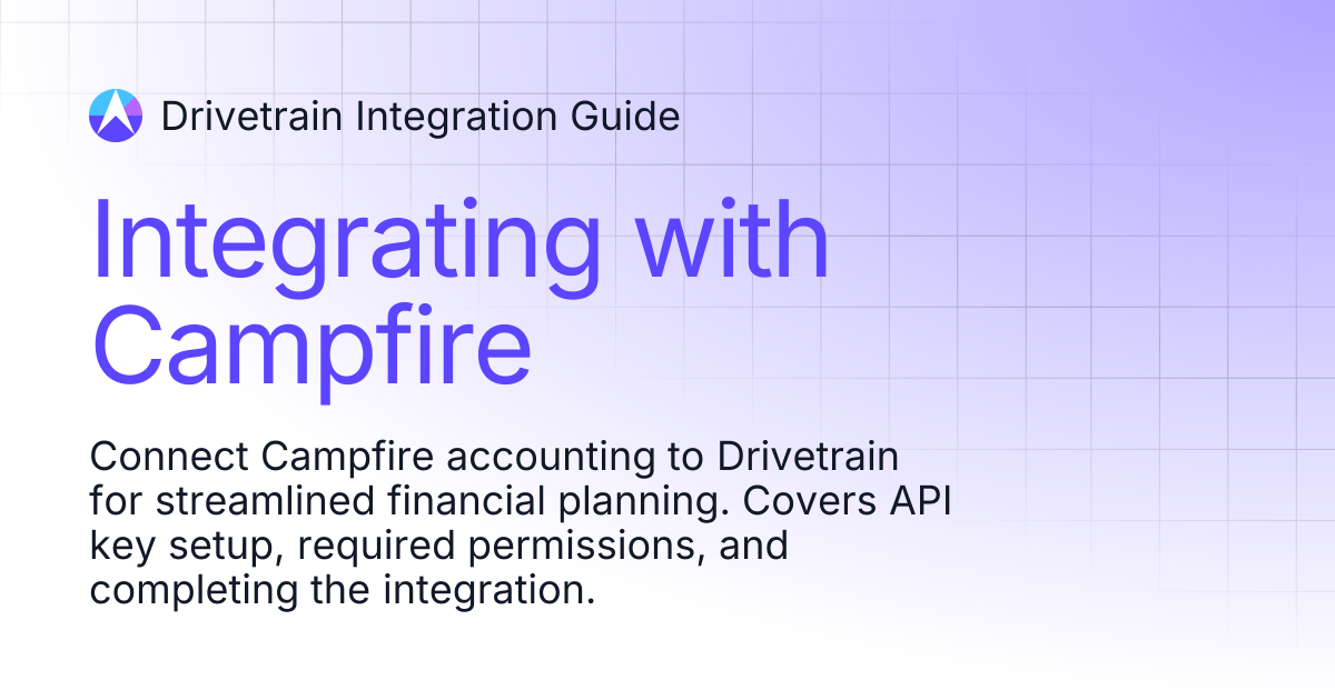 Integrating with Campfire | Drivetrain Integration Guide